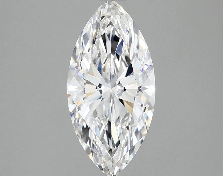 1.57 Carat Marquise Shaped Excellent Cut VVS2 IGI Certified Lab Grown Diamond
