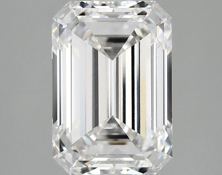 2.59 Carat Emerald Shaped Ideal Cut VS1 IGI Certified Lab Grown Diamond