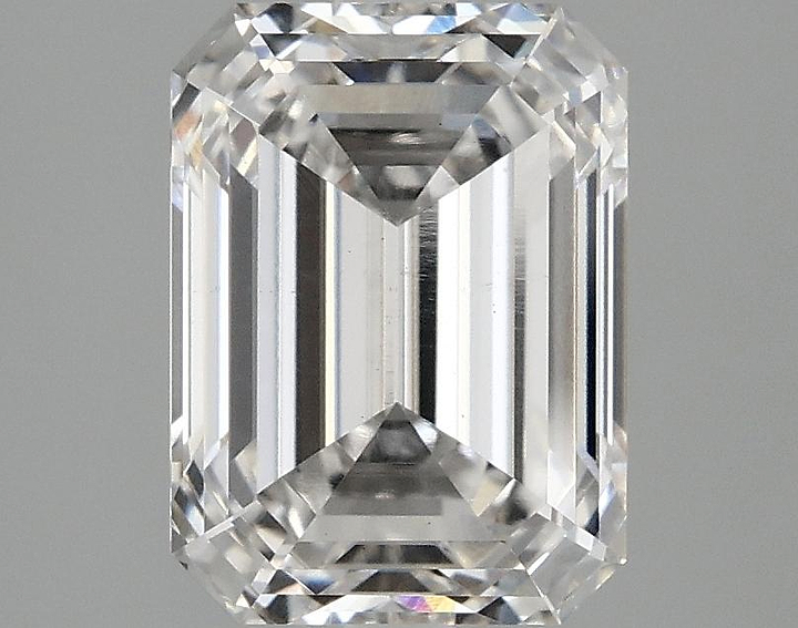 2.9 Carat Emerald Shaped Excellent Cut VS1 IGI Certified Lab Grown Diamond