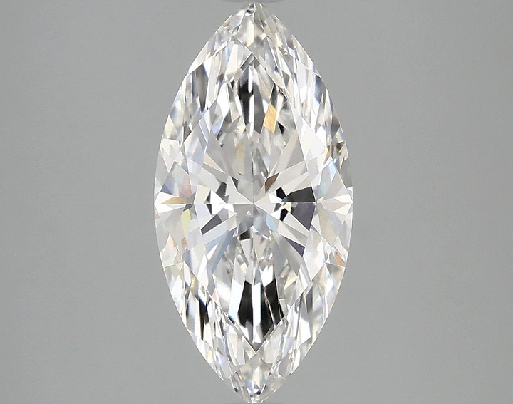 2.08 Carat Marquise Shaped Excellent Cut VVS2 IGI Certified Lab Grown Diamond