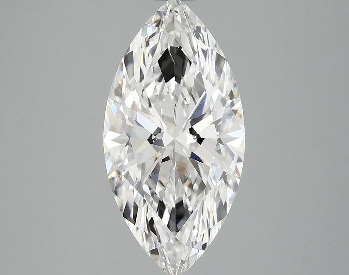 2.53 Carat Marquise Shaped Ideal Cut VVS2 IGI Certified Lab Grown Diamond