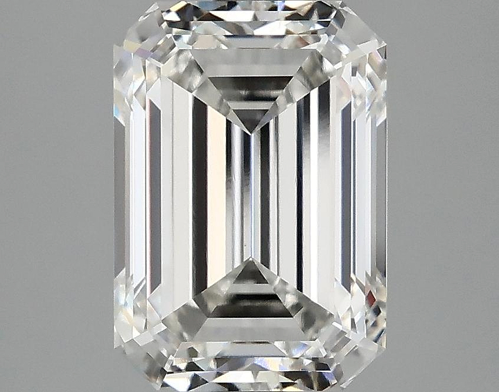 3.37 Carat Emerald Shaped Ideal Cut VVS2 IGI Certified Lab Grown Diamond