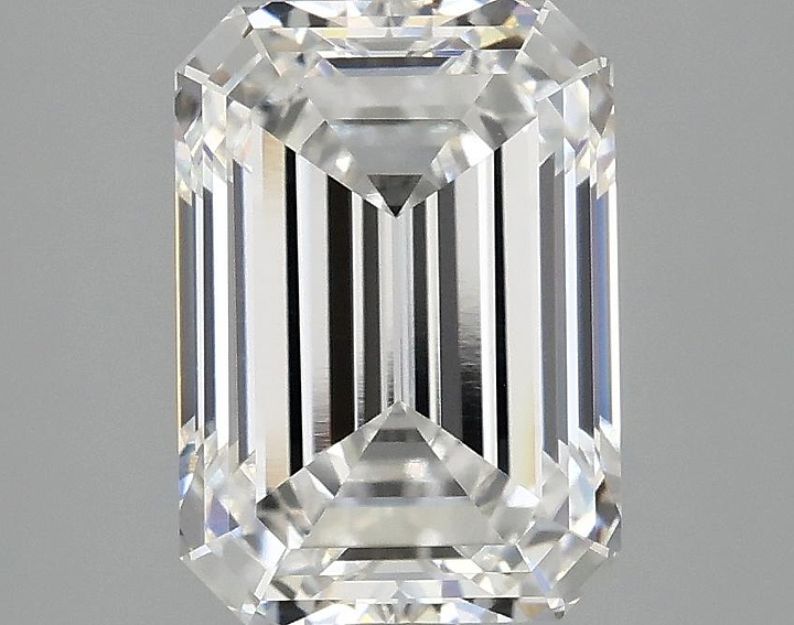 3.18 Carat Emerald Shaped Ideal Cut VVS2 IGI Certified Lab Grown Diamond