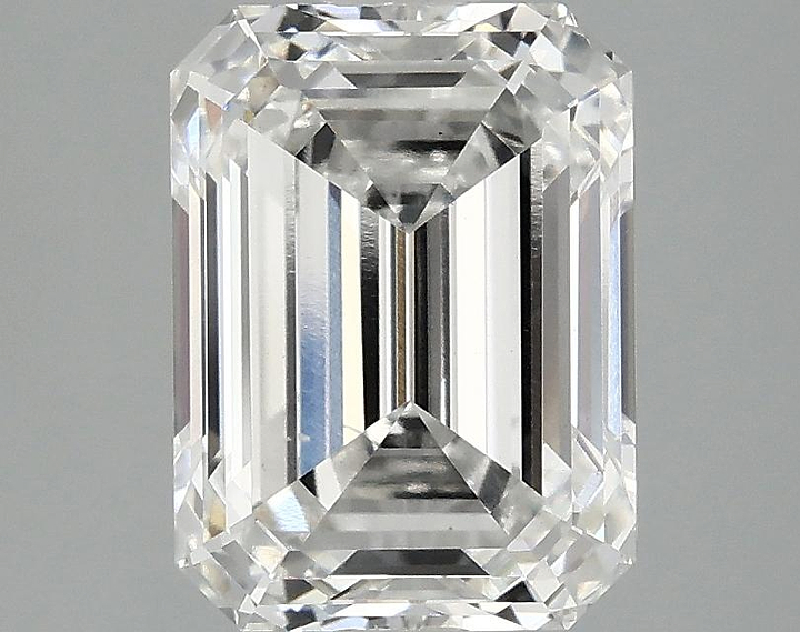 3.03 Carat Emerald Shaped Excellent Cut SI1 IGI Certified Lab Grown Diamond