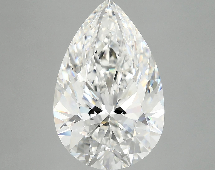 7.03 Carat Pear Shaped Ideal Cut VVS2 IGI Certified Lab Grown Diamond
