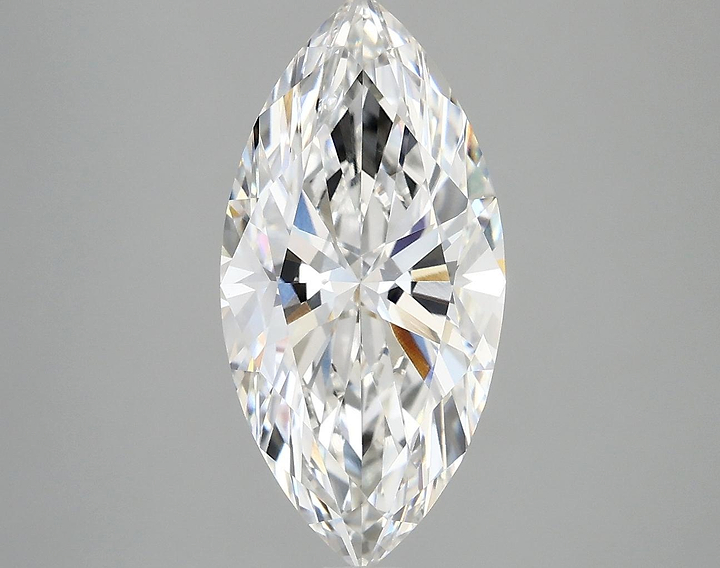 3.04 Carat Marquise Shaped Ideal Cut VVS2 IGI Certified Lab Grown Diamond