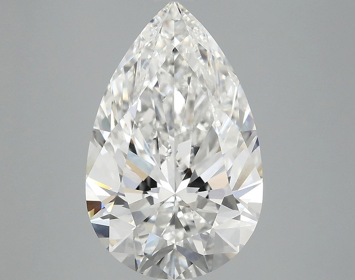 5.07 Carat Pear Shaped Ideal Cut VVS2 IGI Certified Lab Grown Diamond