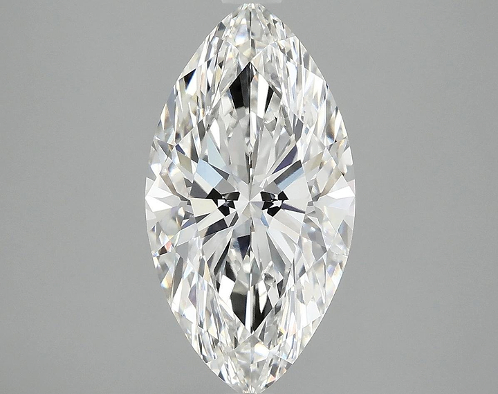 3.03 Carat Marquise Shaped Excellent Cut VVS2 IGI Certified Lab Grown Diamond