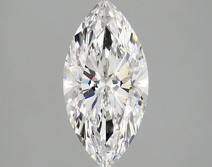 1.57 Carat Marquise Shaped Ideal Cut VVS2 IGI Certified Lab Grown Diamond