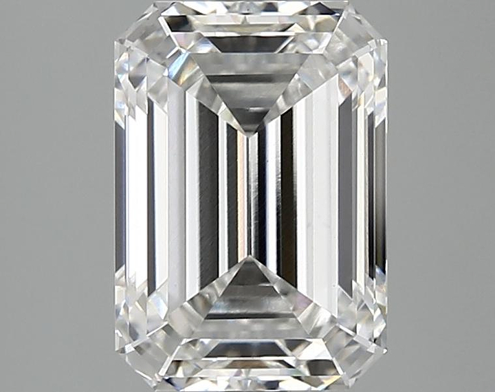3.09 Carat Emerald Shaped Ideal Cut VS1 IGI Certified Lab Grown Diamond
