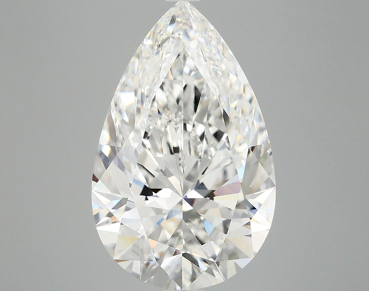 7.18 Carat Pear Shaped Ideal Cut VVS2 IGI Certified Lab Grown Diamond