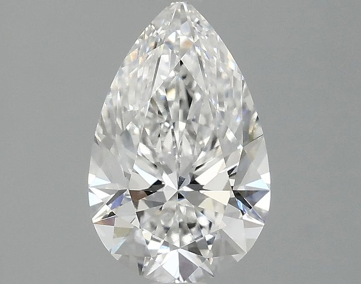 1.47 Carat Pear Shaped Ideal Cut VVS2 IGI Certified Lab Grown Diamond