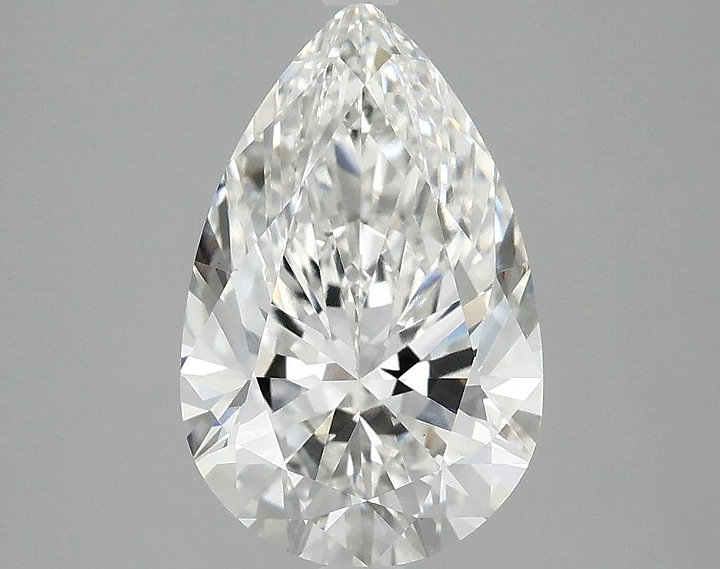 2.52 Carat Pear Shaped Ideal Cut VS1 IGI Certified Lab Grown Diamond