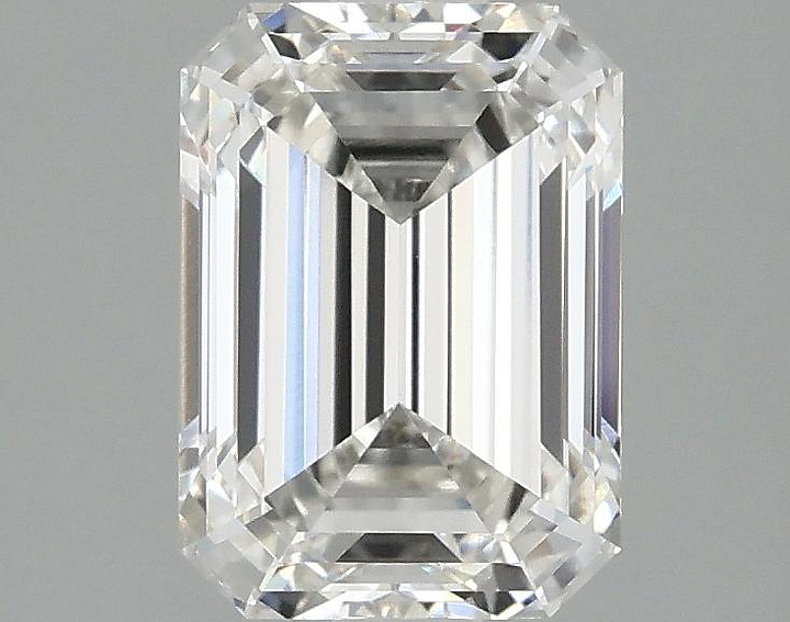 2.03 Carat Emerald Shaped Excellent Cut VVS1 IGI Certified Lab Grown Diamond