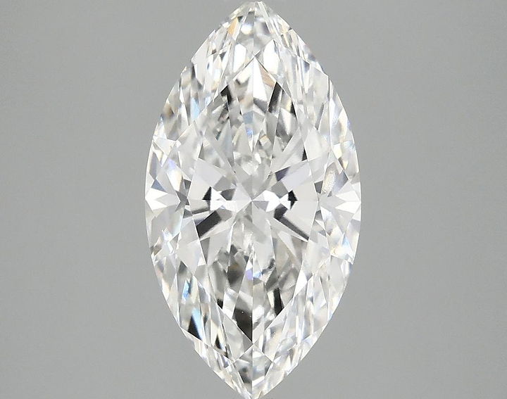 2.58 Carat Marquise Shaped Excellent Cut VVS2 IGI Certified Lab Grown Diamond