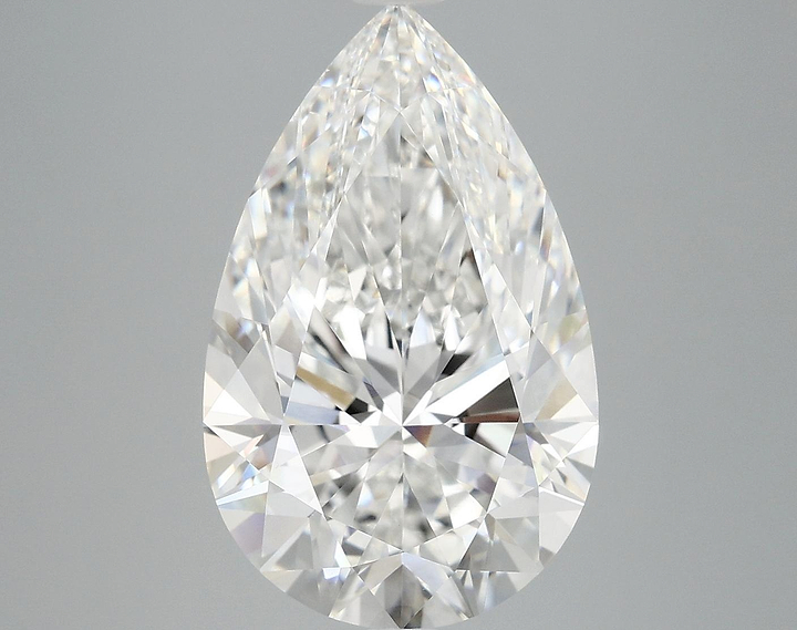 6.99 Carat Pear Shaped Ideal Cut VVS2 IGI Certified Lab Grown Diamond