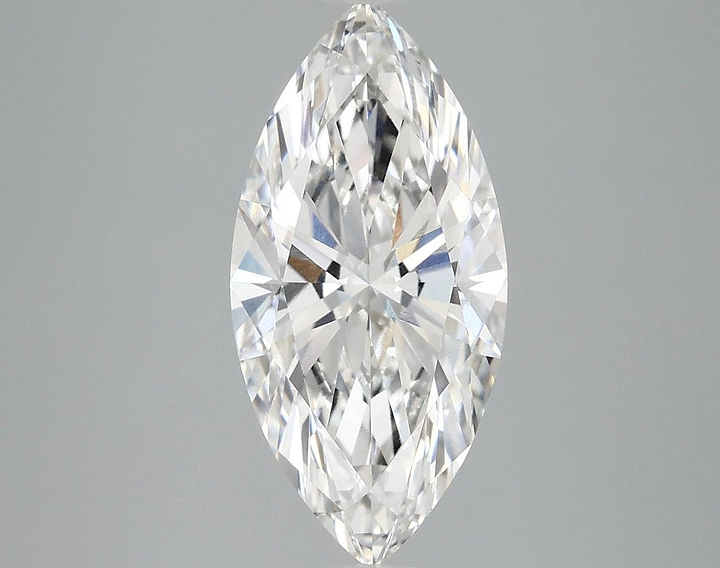 3.08 Carat Marquise Shaped Excellent Cut VVS2 IGI Certified Lab Grown Diamond