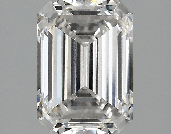 2.08 Carat Emerald Shaped Ideal Cut VVS2 IGI Certified Lab Grown Diamond