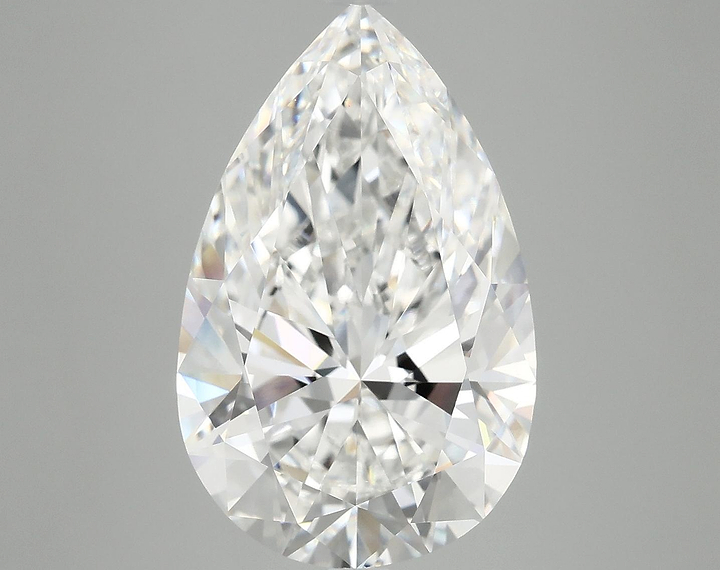 7.05 Carat Pear Shaped Ideal Cut VVS2 IGI Certified Lab Grown Diamond