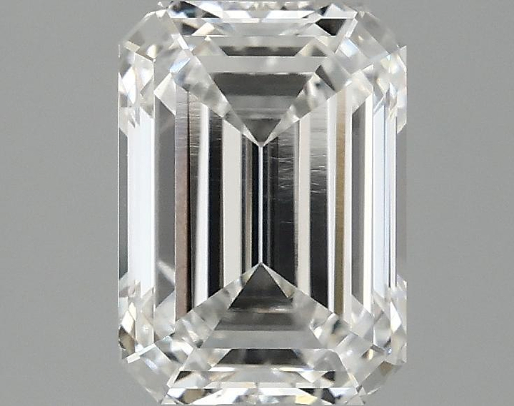 2.1 Carat Emerald Shaped Ideal Cut VVS2 IGI Certified Lab Grown Diamond