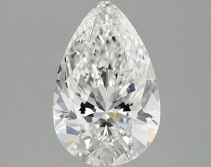 2.07 Carat Pear Shaped Ideal Cut VVS2 IGI Certified Lab Grown Diamond