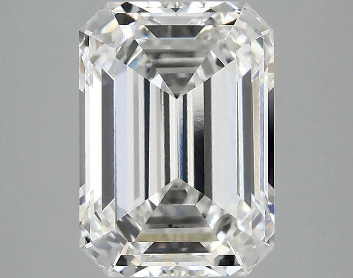 3.08 Carat Emerald Shaped Ideal Cut VVS2 IGI Certified Lab Grown Diamond