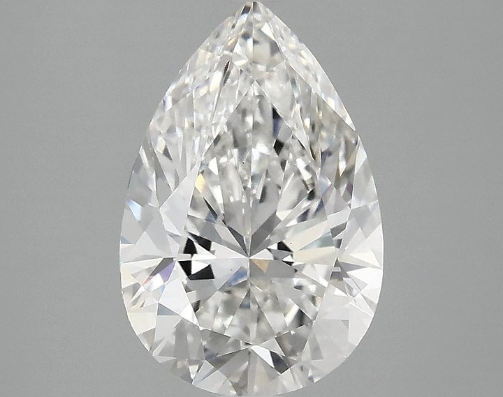 2.58 Carat Pear Shaped Excellent Cut VS1 IGI Certified Lab Grown Diamond