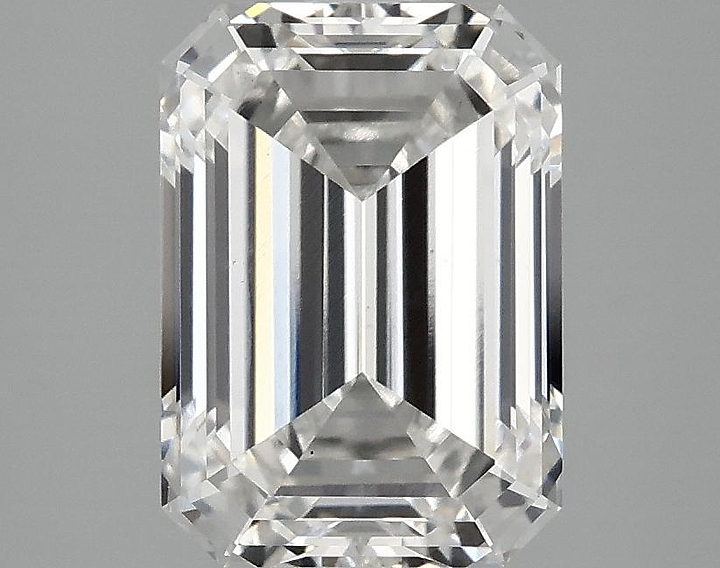 3.05 Carat Emerald Shaped Ideal Cut VS1 IGI Certified Lab Grown Diamond