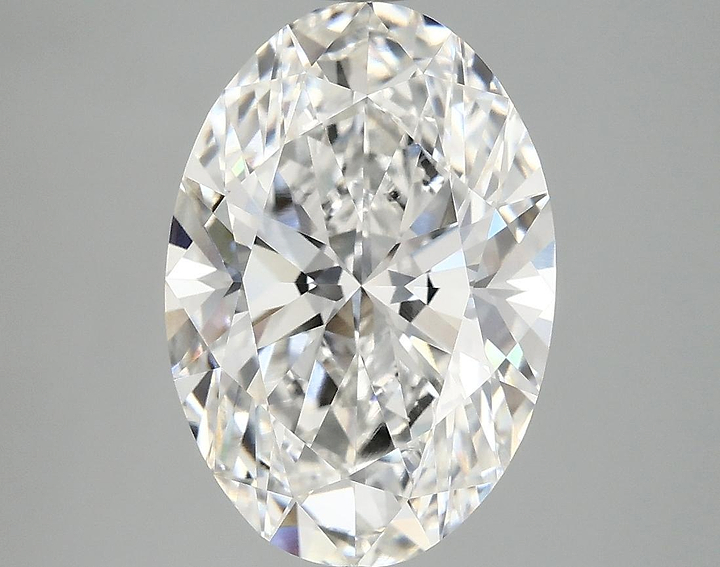 4.08 Carat Oval Shaped Ideal Cut VVS2 IGI Certified Lab Grown Diamond