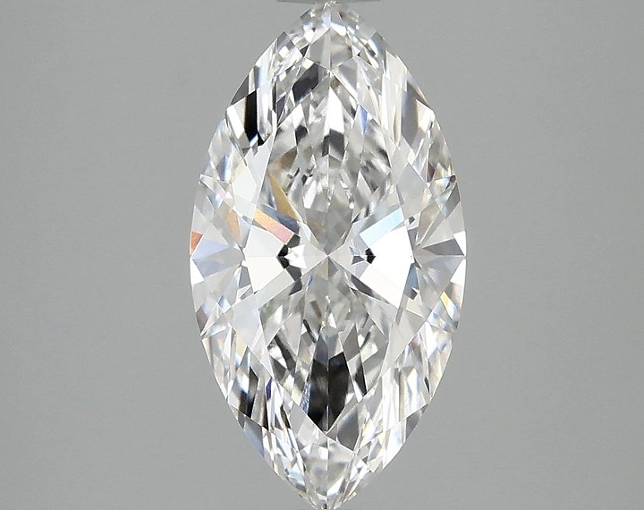 2.01 Carat Marquise Shaped Excellent Cut VVS2 IGI Certified Lab Grown Diamond