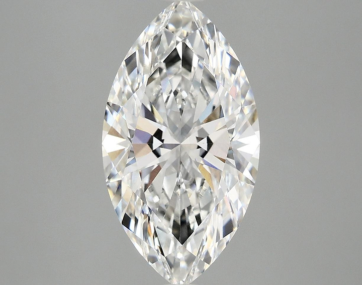 3.04 Carat Marquise Shaped Excellent Cut VS1 IGI Certified Lab Grown Diamond