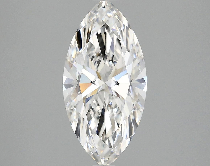 2.03 Carat Marquise Shaped Ideal Cut VVS2 IGI Certified Lab Grown Diamond