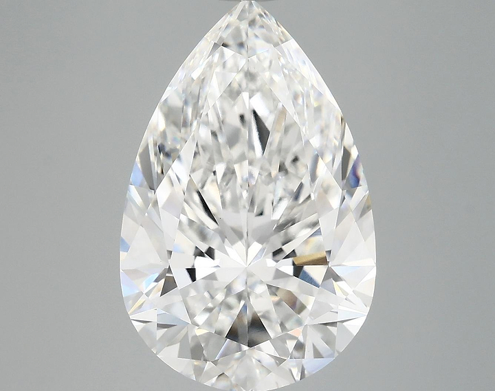 6.2 Carat Pear Shaped Excellent Cut VVS2 IGI Certified Lab Grown Diamond
