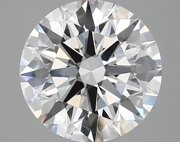 3.09 Carat Round Shaped Ideal Cut VVS2 IGI Certified Lab Grown Diamond