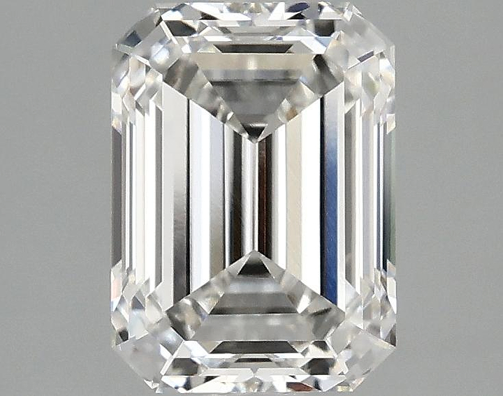 2.07 Carat Emerald Shaped Excellent Cut VVS2 IGI Certified Lab Grown Diamond