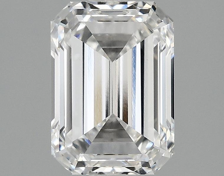 2.04 Carat Emerald Shaped Ideal Cut VVS2 IGI Certified Lab Grown Diamond