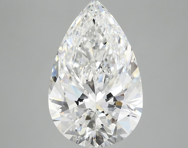5.06 Carat Pear Shaped Ideal Cut VS1 IGI Certified Lab Grown Diamond