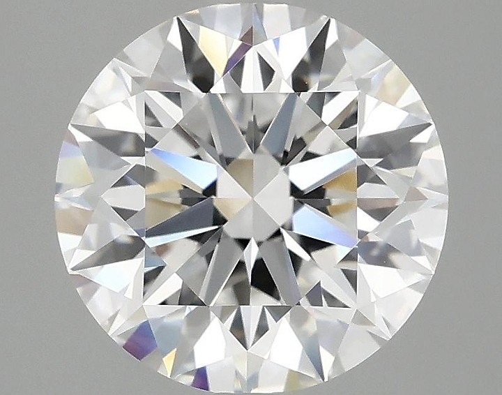 3.09 Carat Round Shaped Excellent Cut VVS2 IGI Certified Lab Grown Diamond