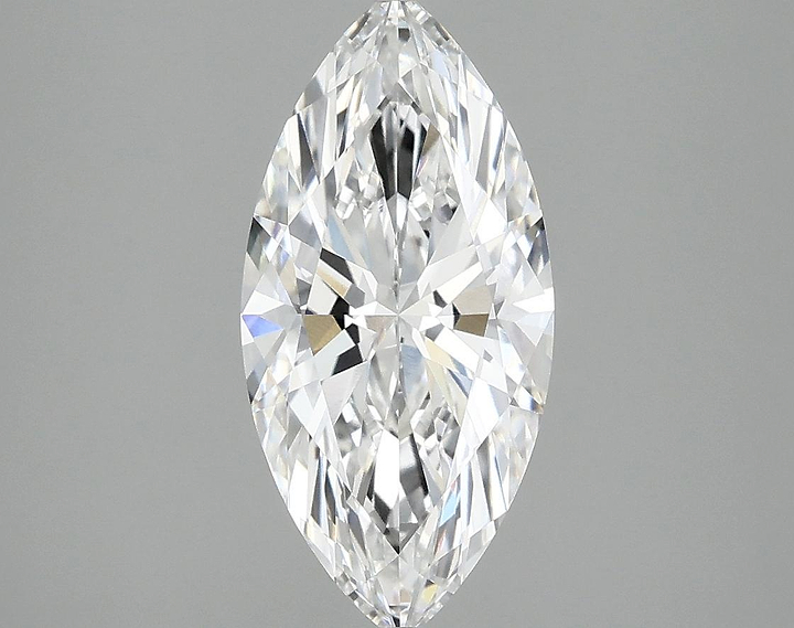 2.1 Carat Marquise Shaped Excellent Cut VVS2 IGI Certified Lab Grown Diamond