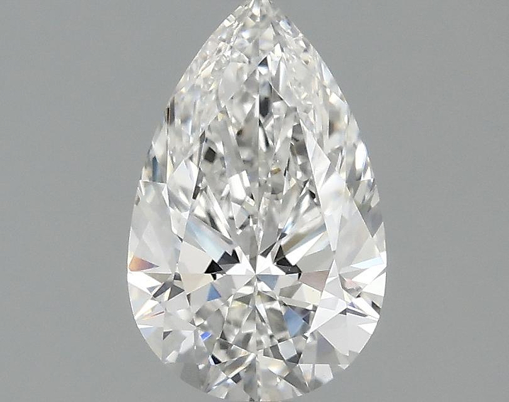 1.08 Carat Pear Shaped Ideal Cut VVS2 IGI Certified Lab Grown Diamond