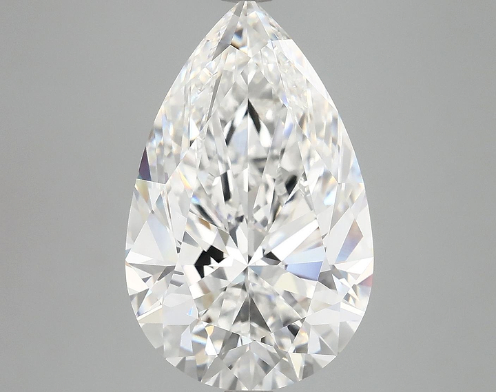 7.01 Carat Pear Shaped Ideal Cut VVS2 IGI Certified Lab Grown Diamond