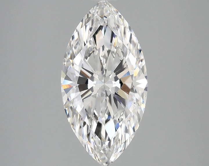 2.64 Carat Marquise Shaped Ideal Cut VS2 IGI Certified Lab Grown Diamond