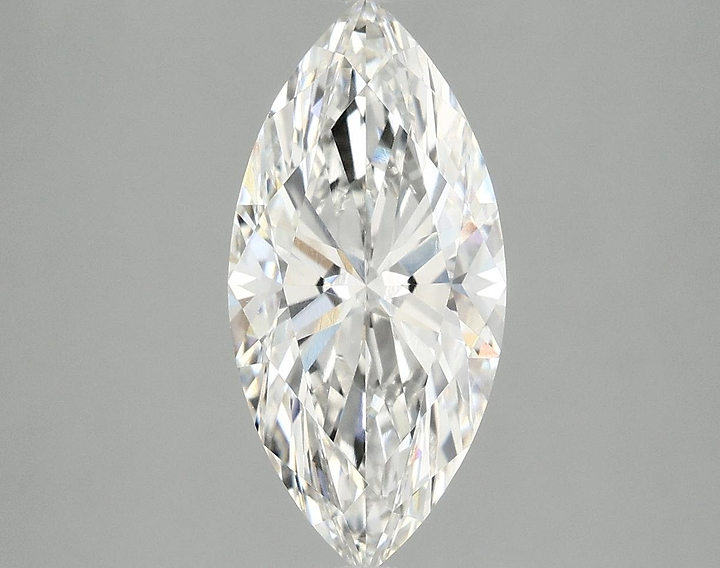 2.07 Carat Marquise Shaped Excellent Cut VVS2 IGI Certified Lab Grown Diamond