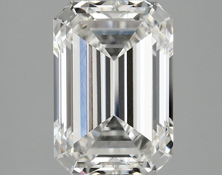 3.07 Carat Emerald Shaped Ideal Cut VVS2 IGI Certified Lab Grown Diamond