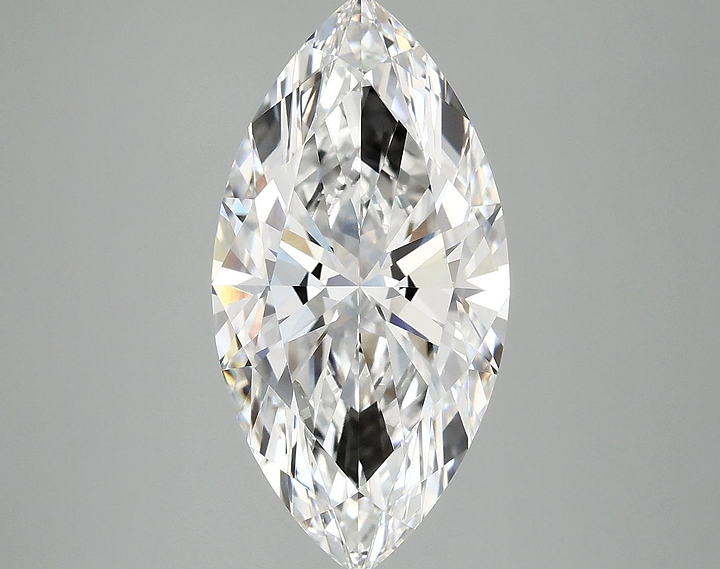 4.01 Carat Marquise Shaped Ideal Cut VVS2 IGI Certified Lab Grown Diamond