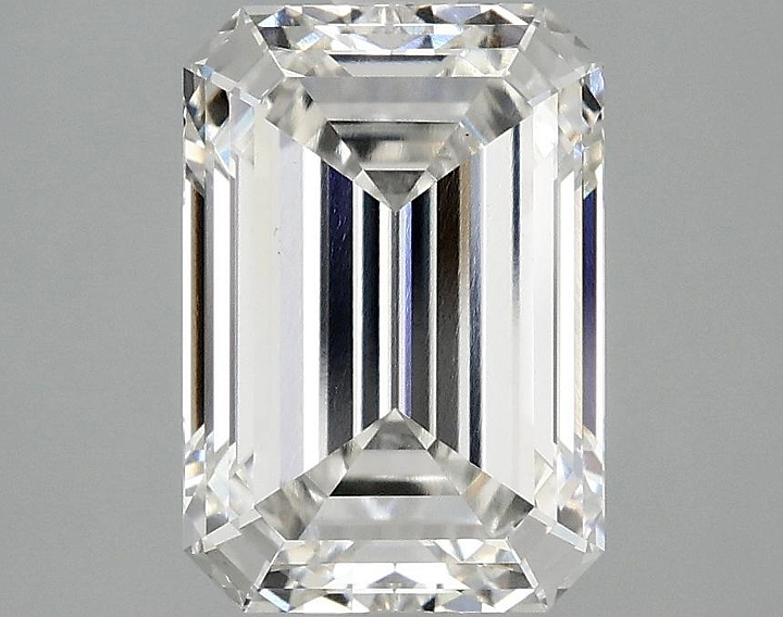 2.89 Carat Emerald Shaped Ideal Cut VS1 IGI Certified Lab Grown Diamond