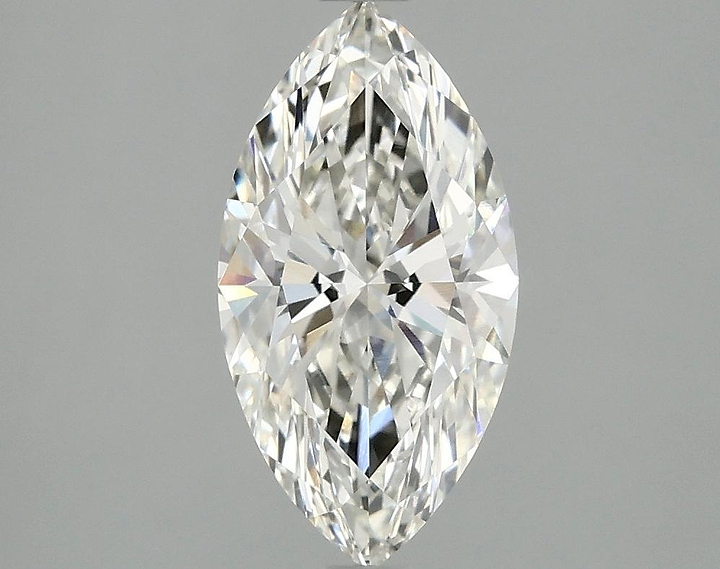 1.55 Carat Marquise Shaped Ideal Cut VVS2 IGI Certified Lab Grown Diamond
