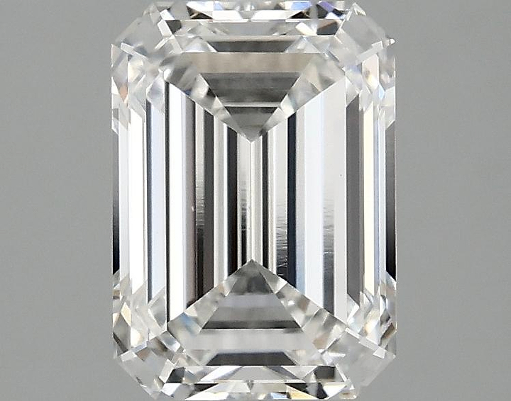 2.1 Carat Emerald Shaped Ideal Cut VS1 IGI Certified Lab Grown Diamond