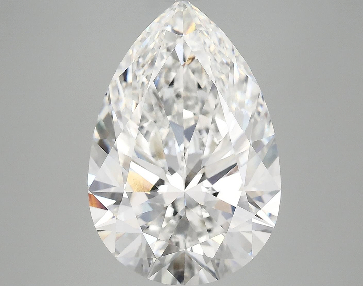 7.46 Carat Pear Shaped Excellent Cut VVS2 IGI Certified Lab Grown Diamond