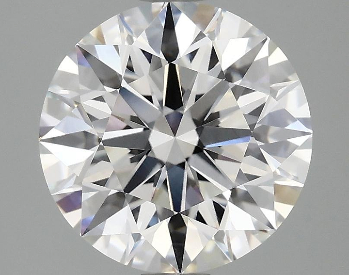 3.07 Carat Round Shaped Excellent Cut VVS2 IGI Certified Lab Grown Diamond